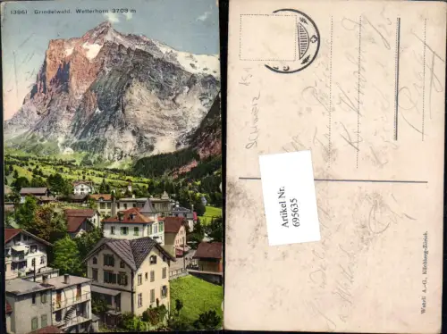 695635 Grindelwald Wetterhorn Bern