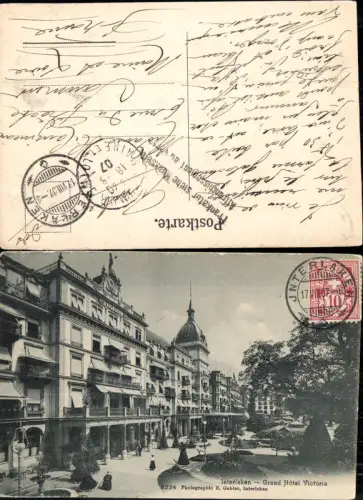 700297 Interlaken Grand Hotel Victoria Kt Bern