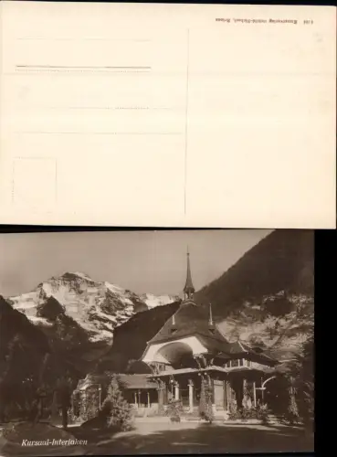 700298 Foto-AK Interlaken Kursaal Kt Bern