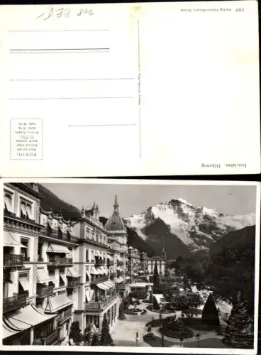 700302 Interlaken Höheweg Kt Bern 1901 gel Weltewitz Gordemitz Jesewitz