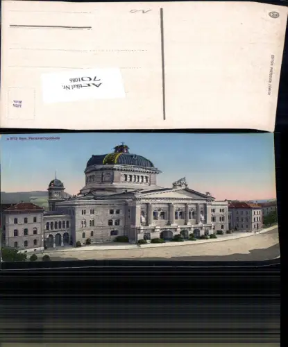 701086 Bern Berne Parlament
