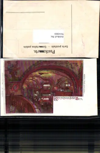 701089 Künstler AK Bern Berne Gasthaus Kornhauskeller Kornhaus