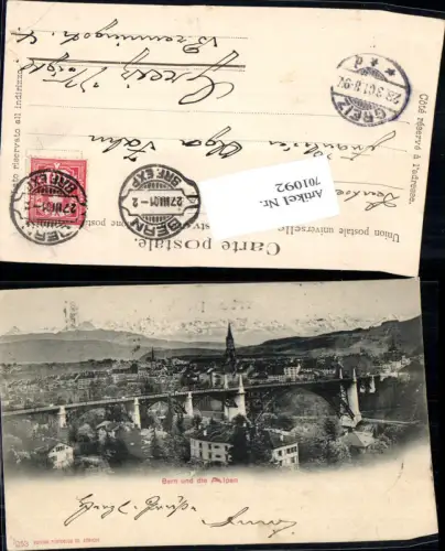 701092 Bern Berne Brücke pub Photoglob 253