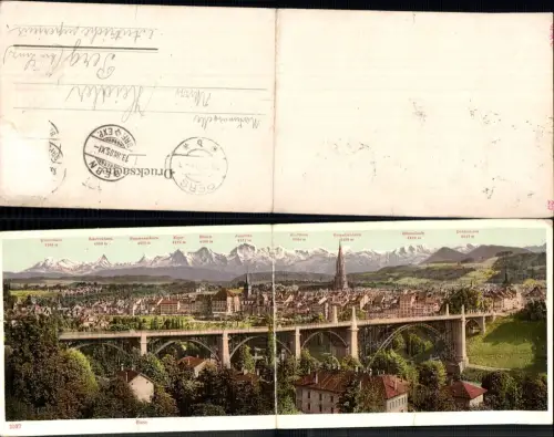 701925 Klapp-AK Bern Brücke gel Perg OÖ