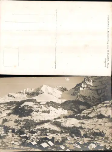 Foto-AK Emanuel Gyger Adelboden Berner Oberland