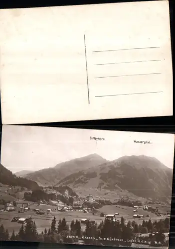 Foto-AK Berner Oberland Gstaad