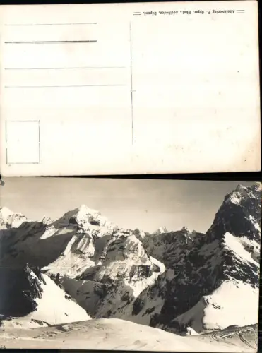 Foto-AK Emanuel Gyger Adelboden Berner Oberland Bergpartie