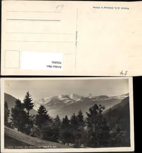 705891 Kiental Die Blümlisalb Reichenbach im Kandertal