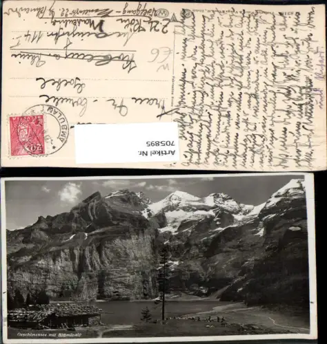 705895 Oeschinensee mit Blümlisalp Kandersteg