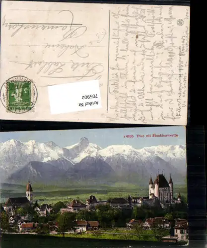 705902 Thun mit Stockhornkette