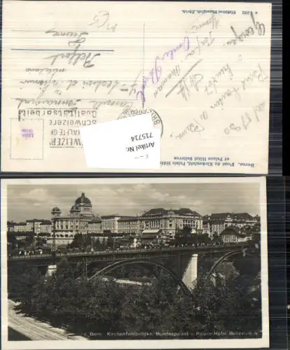 715714 Bern Berne Kirchenfeld Hotel Bellevue