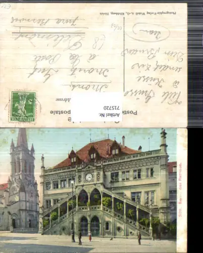 715720 Bern Berne Rathaus Partie 1900