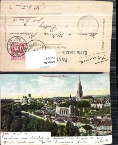 715722 Bern Berne Münster pub Künzli-Tobler 1105
