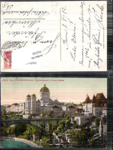 715729 Bern Berne Kirchenfeldbrücke Kasino Casino pub Photoglob 5913