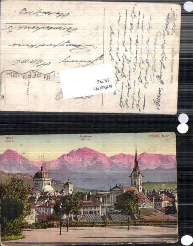 715736 Bern Berne Mönch Jungfrau pub Photoglob gel Oberneukirch