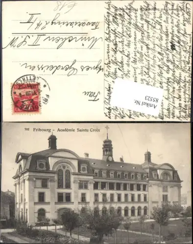 85523,Freiburg Academie Sainte Croix Detailansicht Kt Freiburg Fribourg