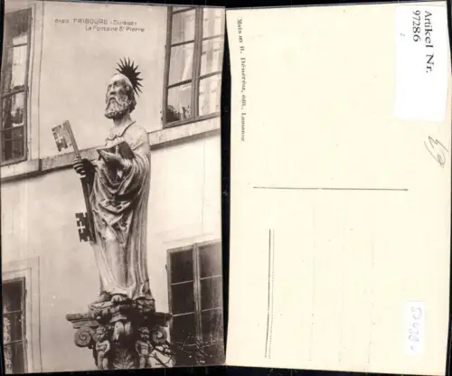97286,La Fontaine St. Pierre KT. Freiburg Denkmal