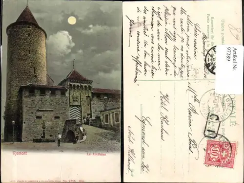 97289,Romont Le Chateau Schloss KT. Freiburg