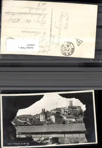 105627,Fribourg Ansicht 1930 Kanton Freiburg