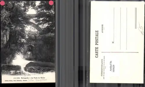 105629,Bellegarde La Perte du Rhone Schlucht Brücke Kanton Freiburg