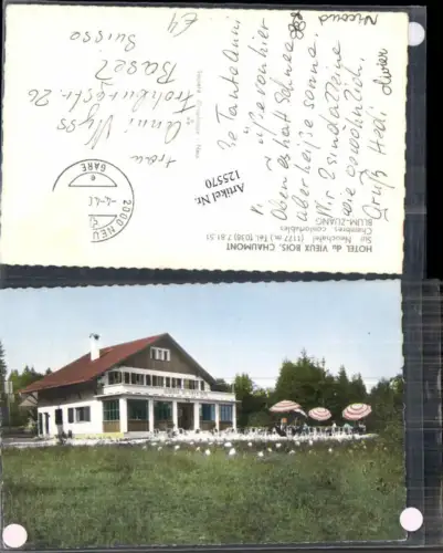 125570,Hotel du Vieux Bois Chaumont Freiburg Fribourg