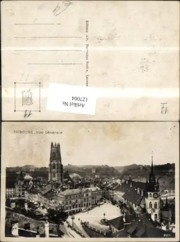 127004,Freiburg Fribourg Vue Generale Totale Kt. Freiburg