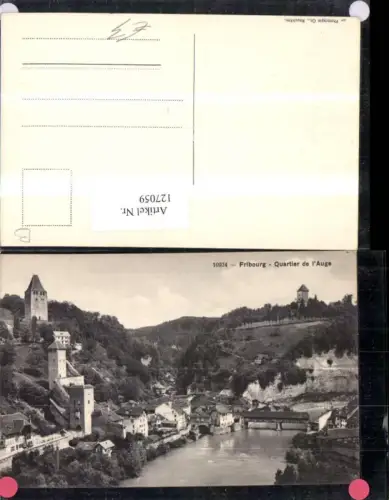 127059,Freiburg Fribourg Quartier de l Auge Ansicht Kt. Freiburg