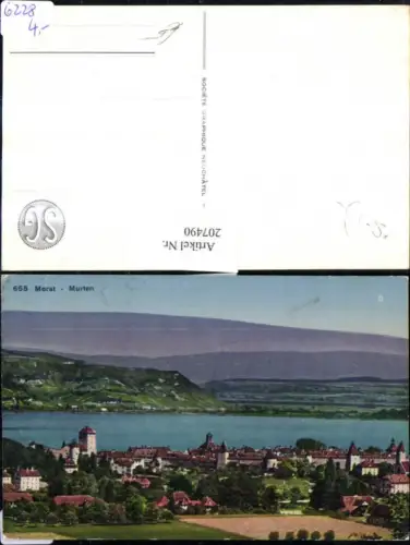 207490,Morat Murten Teilansicht Kt Freiburg