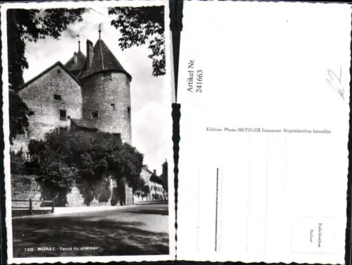 241663,Morat Murten Tours du chateau Schloss Burg Kt Freiburg