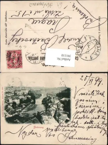 391110,Fribourg Freiburg Teilansicht