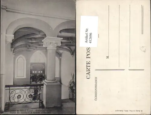 412696,Estavayer-le-Lac Institut du Sacre-Coeur Partie du vestibule Kt Freiburg