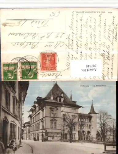 502645,Fribourg Freiburg La Prefecture Straßenansicht Kt Freiburg