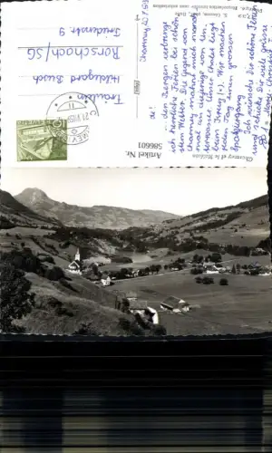 586601,Foto Ak Charmey et le Moleson Switzerland