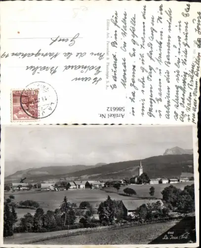 586612,Foto Ak La Joux Switzerland