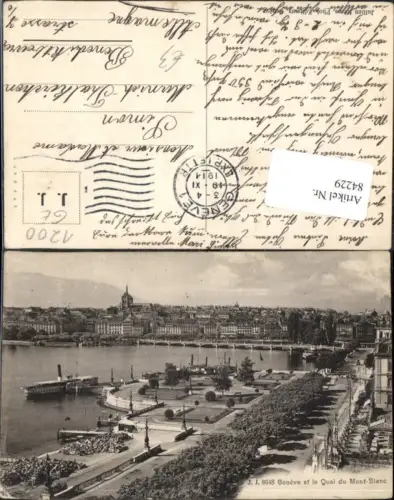84229,Geneve Genf et le Quai du Mont Blanc Kt Genf