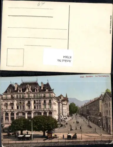 87064,Geneve Genf La Corraterie Kt Genf