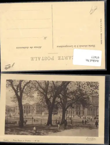 97477,Geneve Place neuve et Theatre Kt. Genf