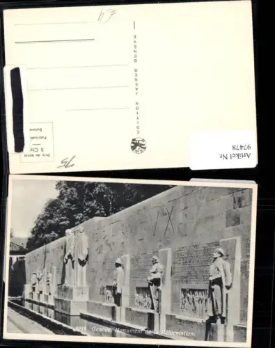 97478,Geneve Monument de la Reformation Denkmal Kt. Genf