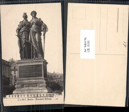 125355,Kanton Genf Geneve Stadt Monument National 1905