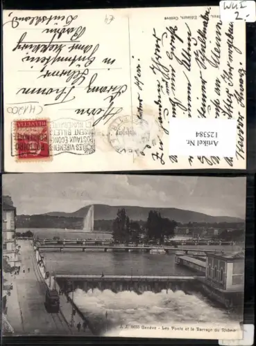 125384,Kanton Genf Geneve Stadt Les Ponts Rhone