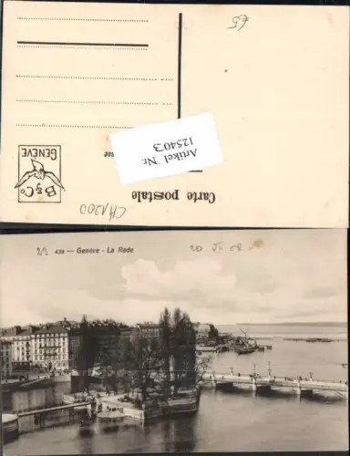 125403,Kanton Genf Geneve Stadt La rade