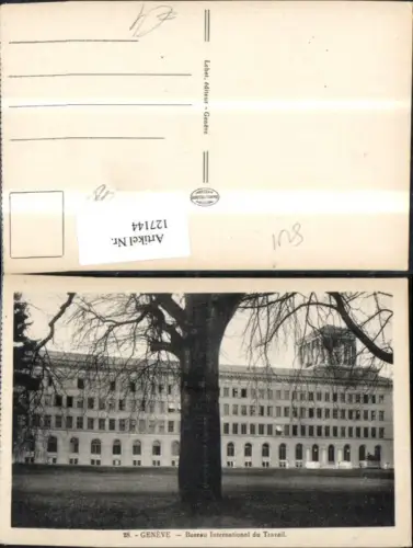 127144,Genf Geneve Bureau International du Travail