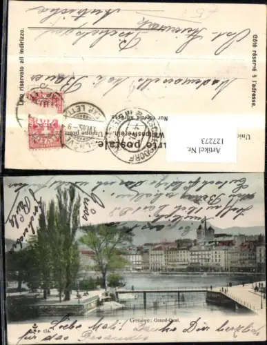 127273,Genf Geneve Grand Quai 1905