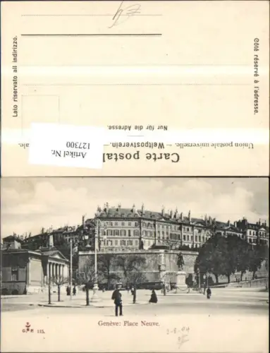 127300,Genf Geneve Place Neuve 1904