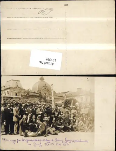 127398,Genf Geneve FotoAk Generversammlung Gymographenbundes 1920
