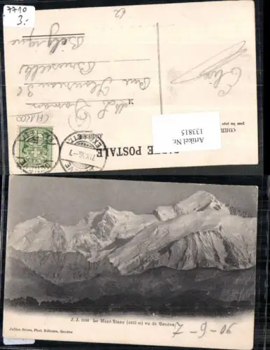 133815,Geneve Genf Le Mont Blanc