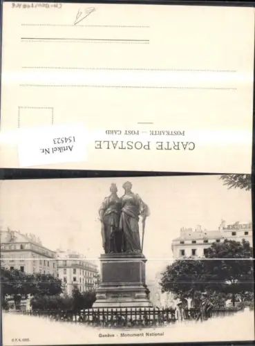 154523,Genf Geneve Monument National Kt Genf
