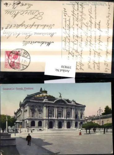 199830,Geneve Genf Le Grand Theatre Theater