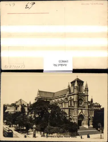 199833,Geneve Genf L'Eglise Notre Dame Kirche