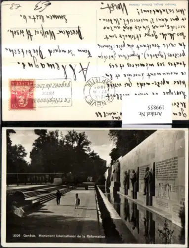 199855,Geneve Genf Monument International de la Reformation